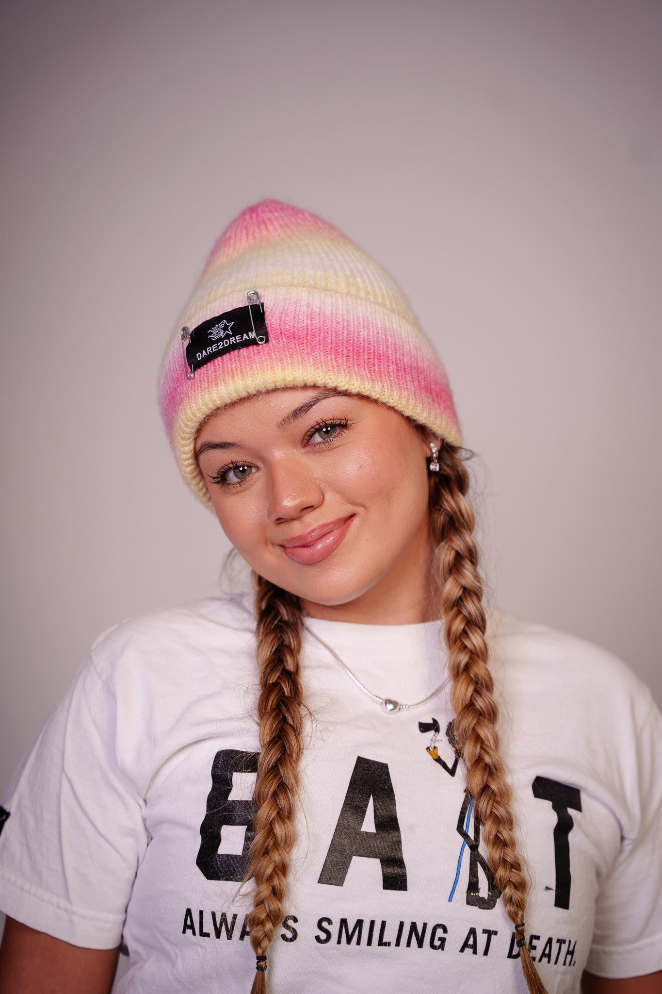 Strawberry Lemonade Beanie